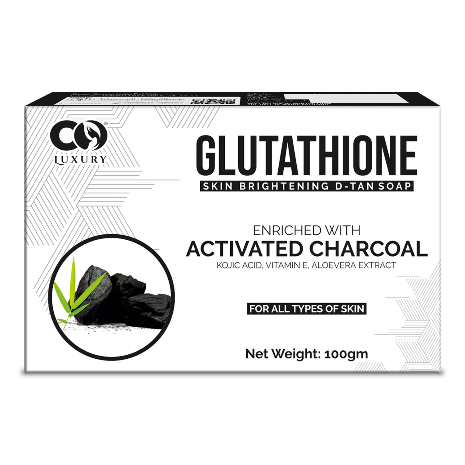 CO Luxury Glutathione Charcoal Soap
