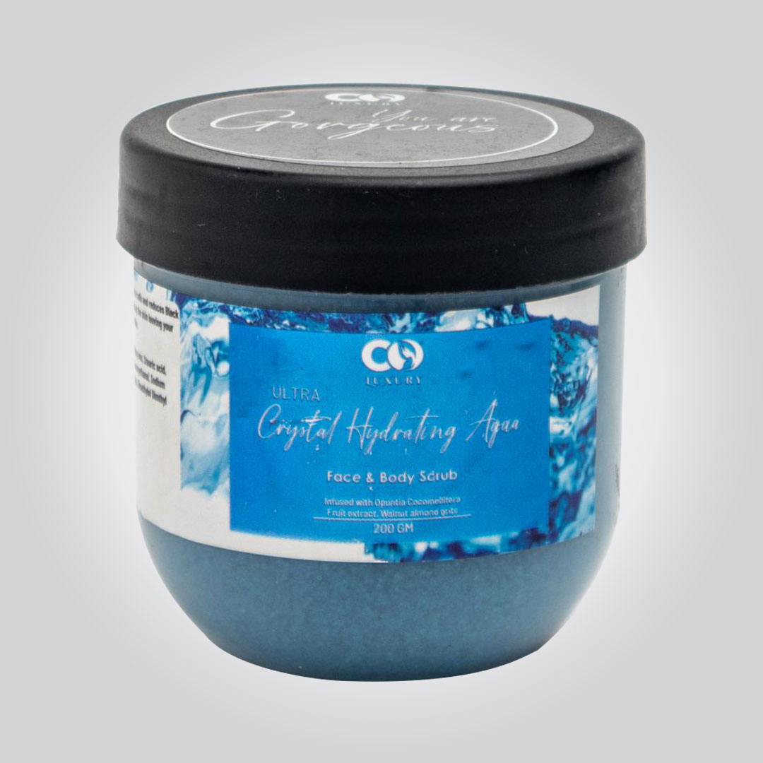 Crystal Hydrating Aqua Face & Body Scrub